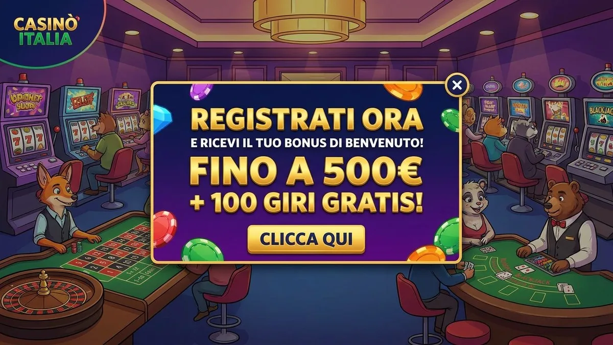 Registrazione con bonus